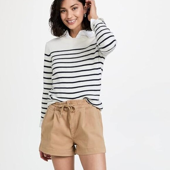 NWTDL1961 Women's Rylan Drawstring Shorts Khaki Size XL - Picture 1 of 8